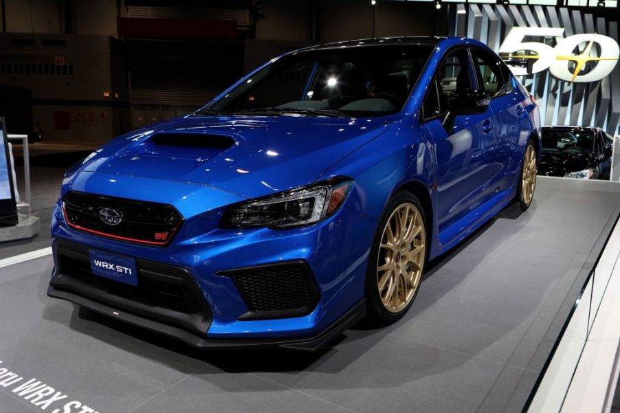 2018 Subaru WRX STI Type RA is on display at the 110th Annual Chicago Auto Show