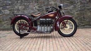 Burgundy 1931 Henderson Four