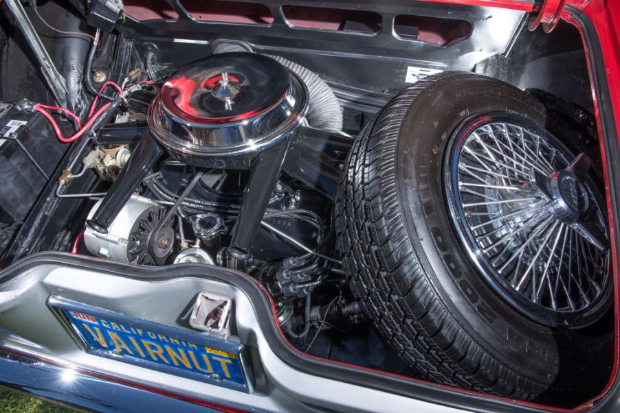 1965 Chevrolet Corvair Corsa spare tire