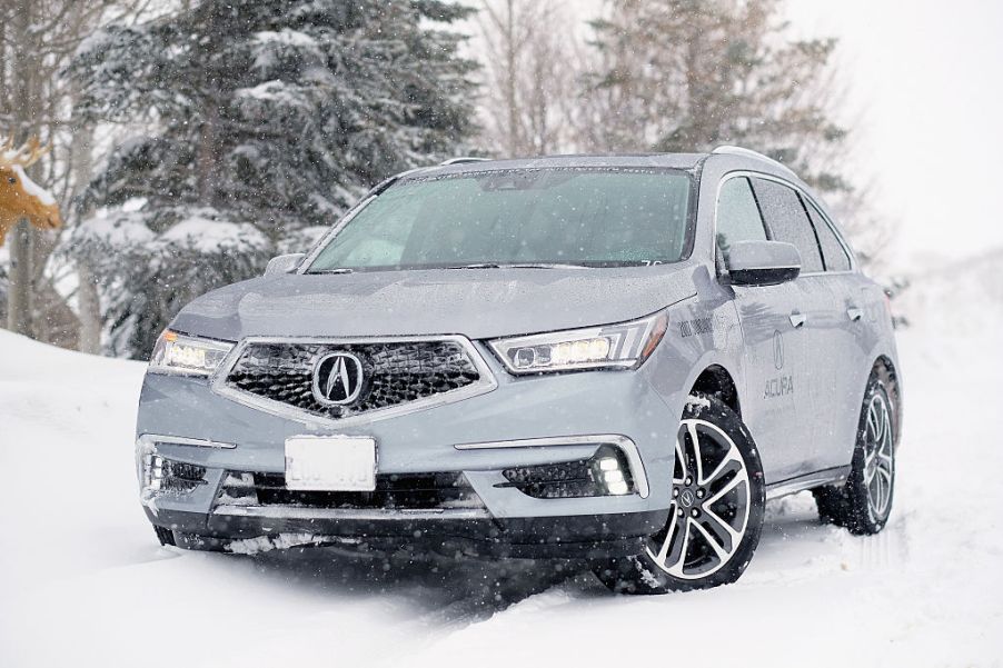 A view of the 2017 Acura MDX Sport Hybrid SH-AWD during Sundance Film Festival 2017