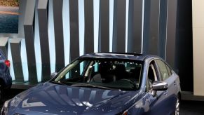 2018 Subaru Legacy is on display at the 110th Annual Chicago Auto Show at McCormick Place