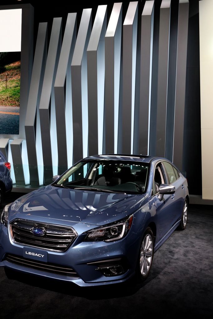 2018 Subaru Legacy is on display at the 110th Annual Chicago Auto Show at McCormick Place