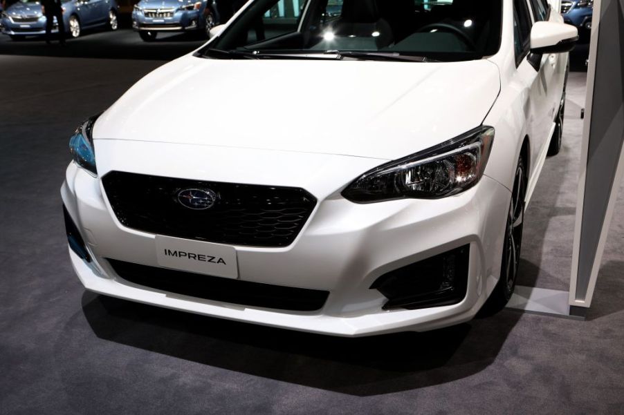 2018 Subaru Impreza is on display at the 110th Annual Chicago Auto Show