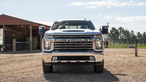 2020 Chevrolet Silverado 2500 HD Z71 parked at construction site