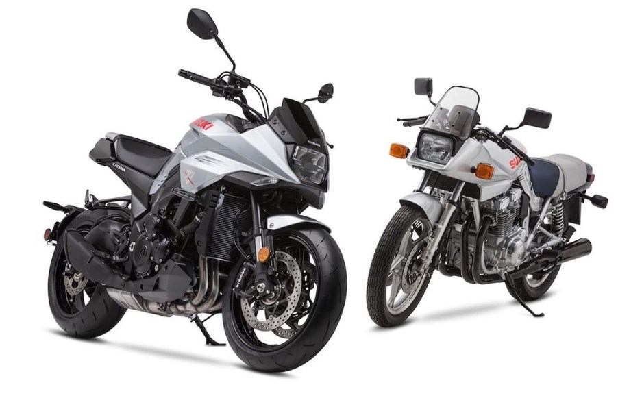 2020 Suzuki Katana and 1982 Suzuki Katana