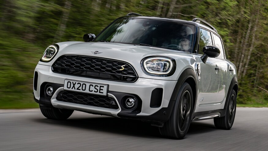 New 2021 Mini Countryman on the open road.