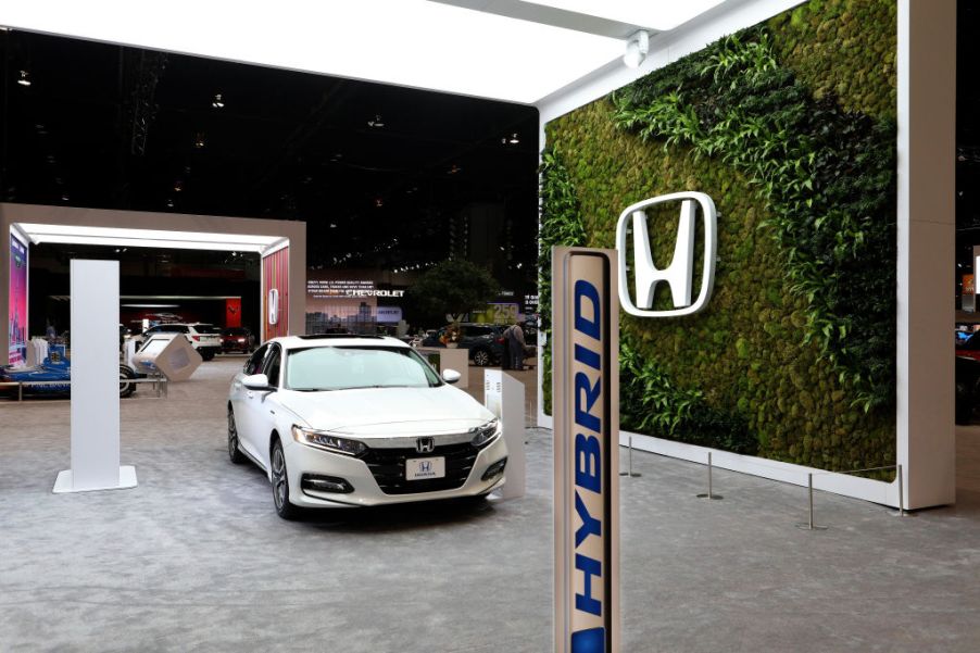 2020 Honda Accord Hybrid is on display at the 112th Annual Chicago Auto Show at McCormick Place