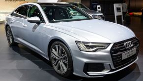 Audi A6 50 TFSI e qauttro on display at Brussels Expo