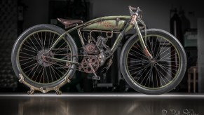 Bull Cycles Harley-Davidson Peashooter board track racer