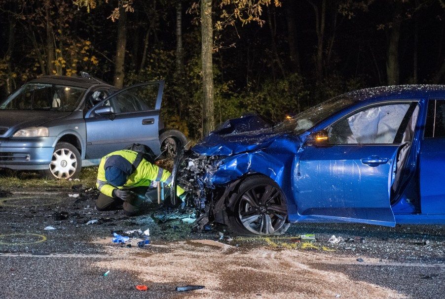 Two Car Traffic Accident