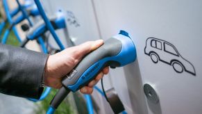 Electric vehicle (EV) plug-in station