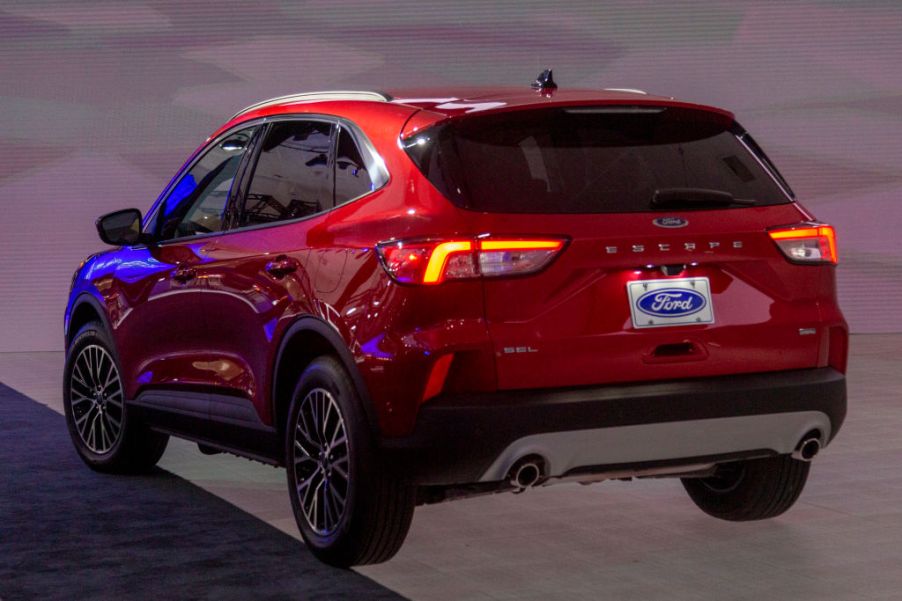 The Ford Escape plug-in hybrid is shown at AutoMobility LA