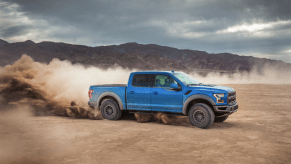 Ford F-150 Off-Roading through dirt