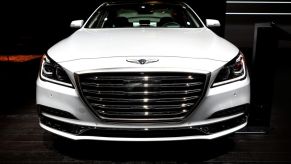 2018 Genesis G80 is on display at the 110th Annual Chicago Auto Show