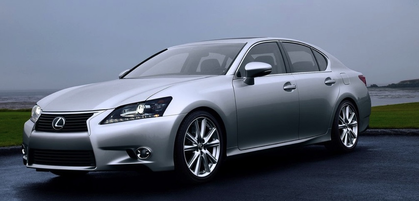 silver parked 2013 Lexus GS