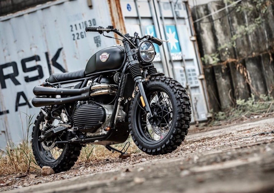 K-Speed Royal Enfield Interceptor 650 custom scrambler