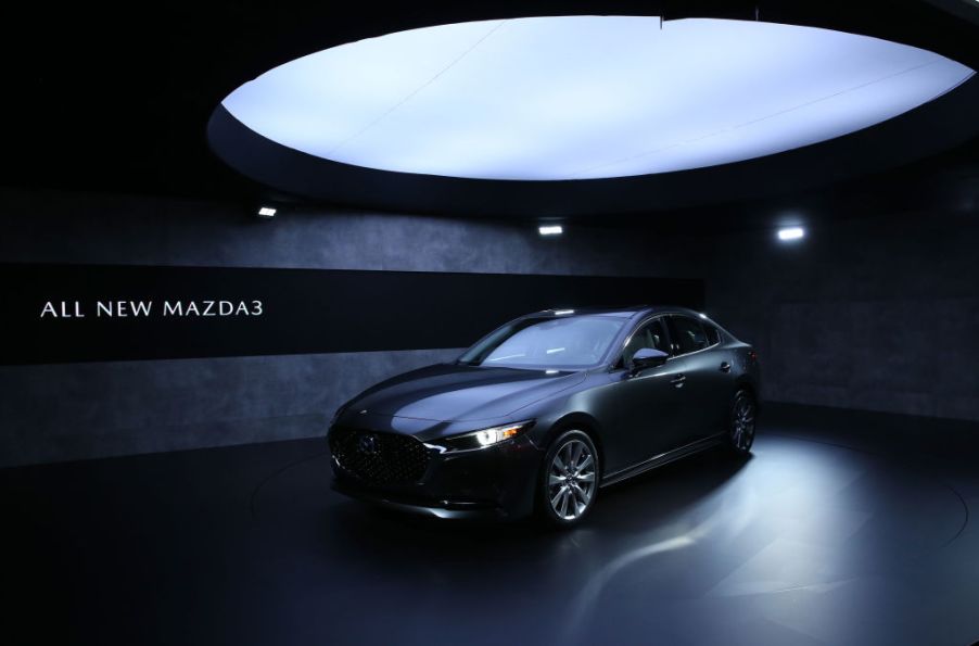 A general view of the all-new Mazda3 is seen during the L.A. Auto Show