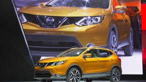 The 2017 Nissan Rogue Sport is unveiled during the 2017 North American International Auto Show