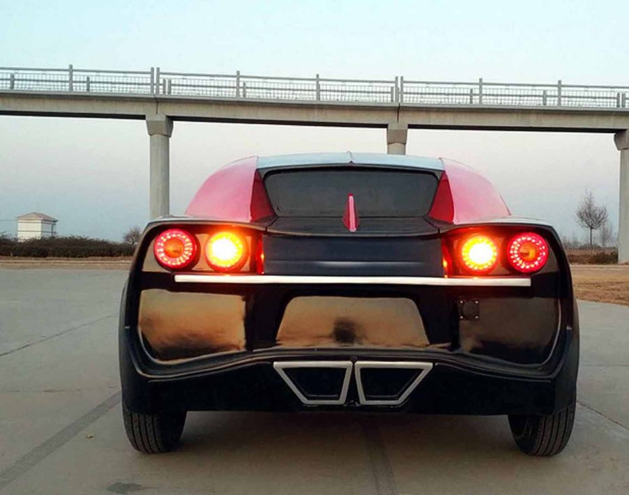 Bugatti clone rear view from Shandong Fengde China