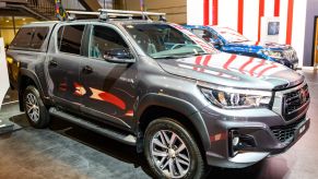 Toyota Hilux pick-up truck on display at Brussels Expo