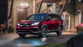 Red 2019 Honda Pilot