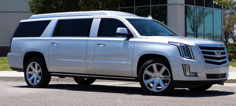 Tom Brady's extra long Cadillac Escalade, offered for sale