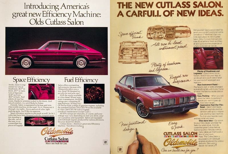 advertising for 1979 Oldsmobile Aerobacks