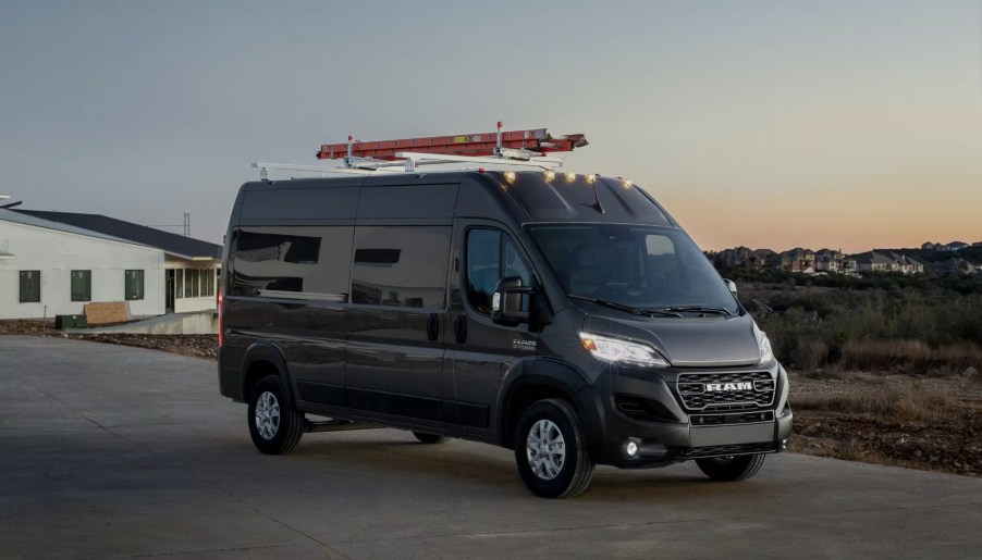 The 2023 Ram ProMaster on the road