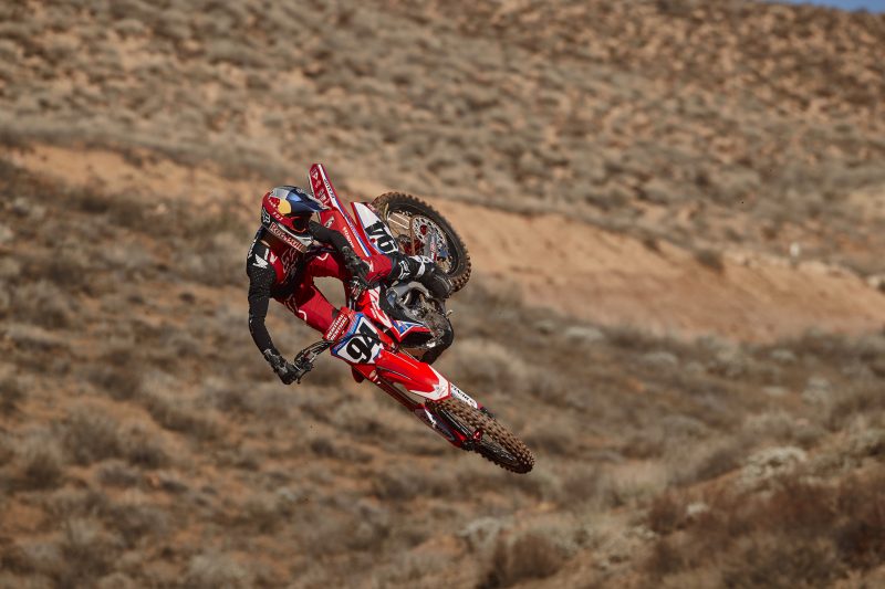 Roczen riding his CRF450R