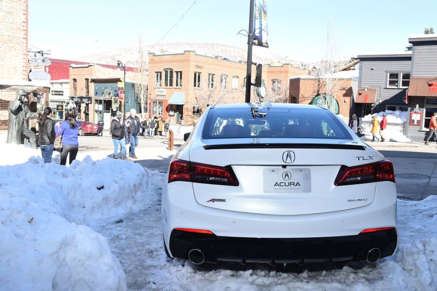 The Acura TLX on display during Acura Festival Village At The Sundance Film Festival 2019