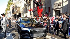 J.B. Smoove arrives in an Audi Q7 to the World Premiere of ‘Spider-Man: Far From Home’ at the TCL Chinese Theatre