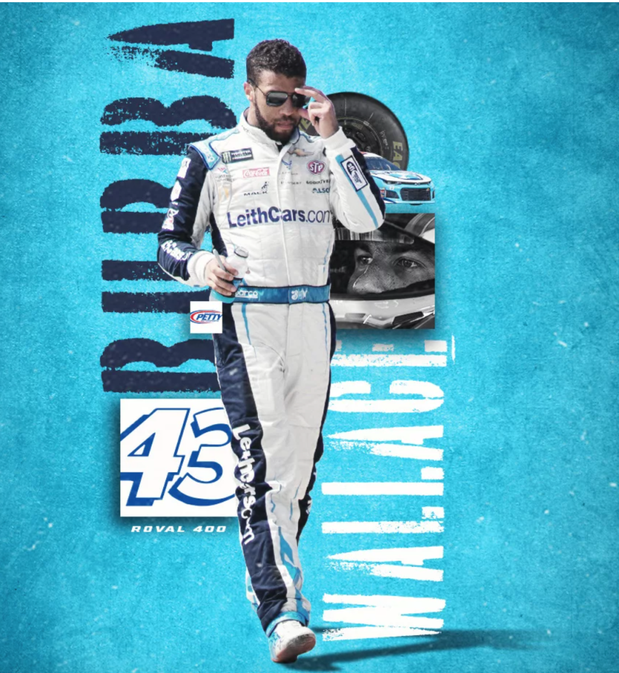 Bubba Wallace NASCAR driver graphic