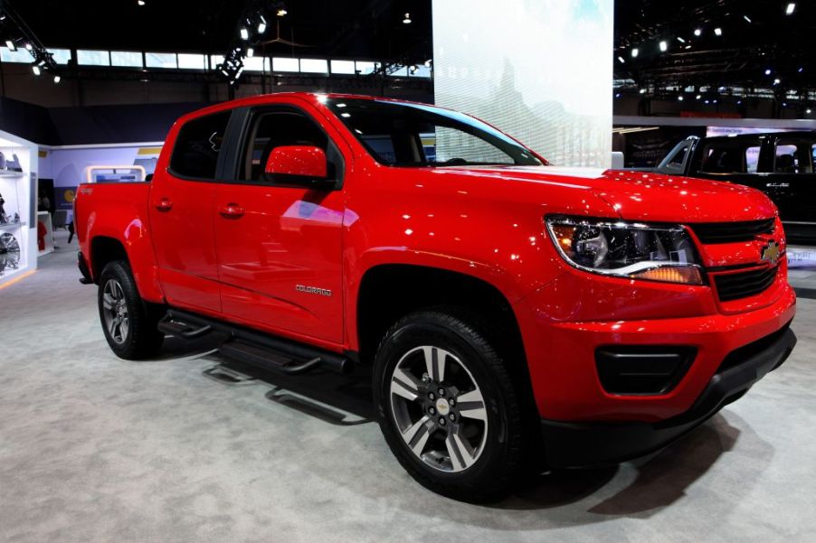 2017 Chevrolet Colorado is on display at the 109th Annual Chicago Auto Show