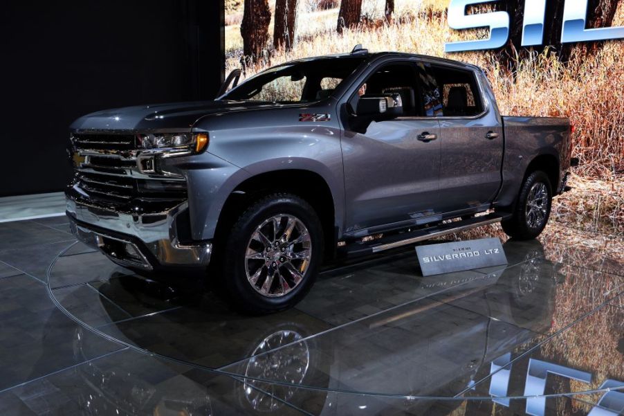 2019 Chevrolet Silverado is on display at the 110th Annual Chicago Auto Show