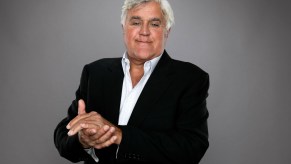 Jay Leno looking at the camera smiling