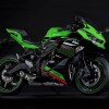 Green Kawasaki Ninja ZX-25R motorcycle