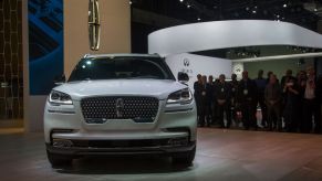 The new Lincoln Aviator is shown at the auto trade show, AutoMobility LA