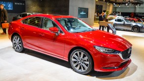 MAZDA6 SEDAN on display at Brussels Expo