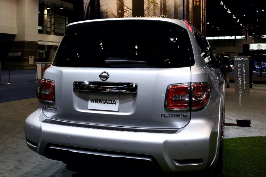 2019 Nissan Armada is on display at the 111th Annual Chicago Auto Show