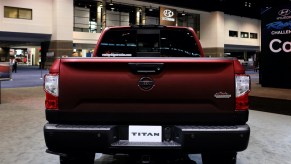 2019 Nissan Titan is on display at the 111th Annual Chicago Auto Show