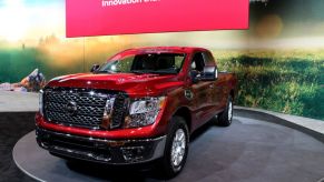 2017 Nissan Titan is on display at the 109th Annual Chicago Auto Show at McCormick Place