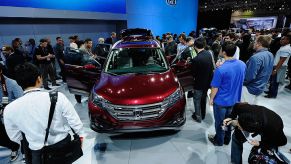 The new Honda CR-V is unveiled at the LA Auto Show