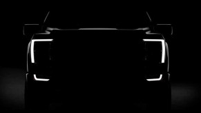 Ford 2021 F-150 headlight Teaser