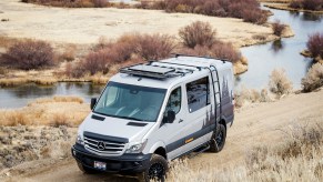 A Sync Vans conversion on a Mercedes Sprinter van