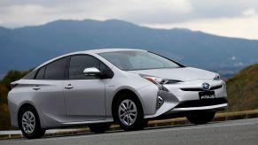 A Toyota Prius out for a test drive