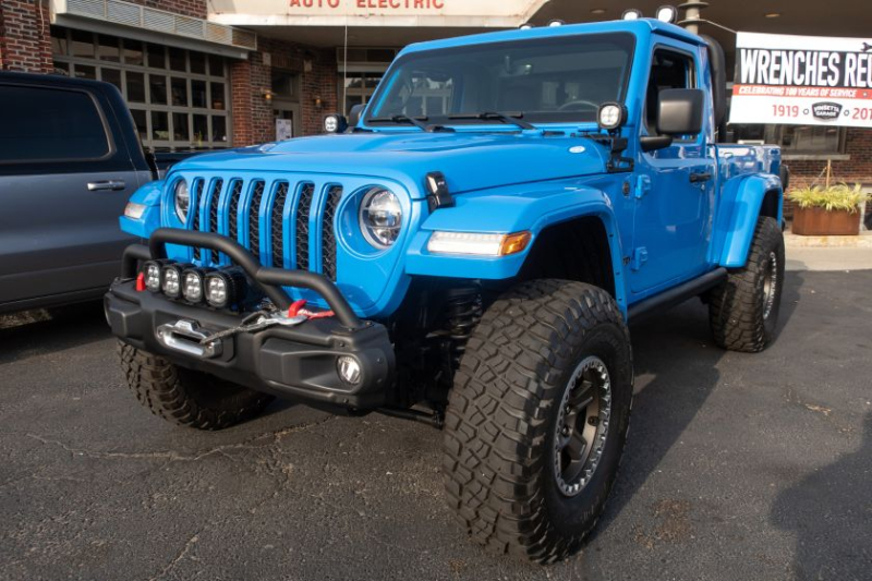 Jeep J6 Two Door Jeep Concept parked on display