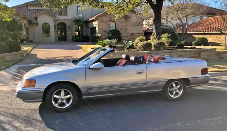 silver 1 of 1 Mercury Sable convertible concept car