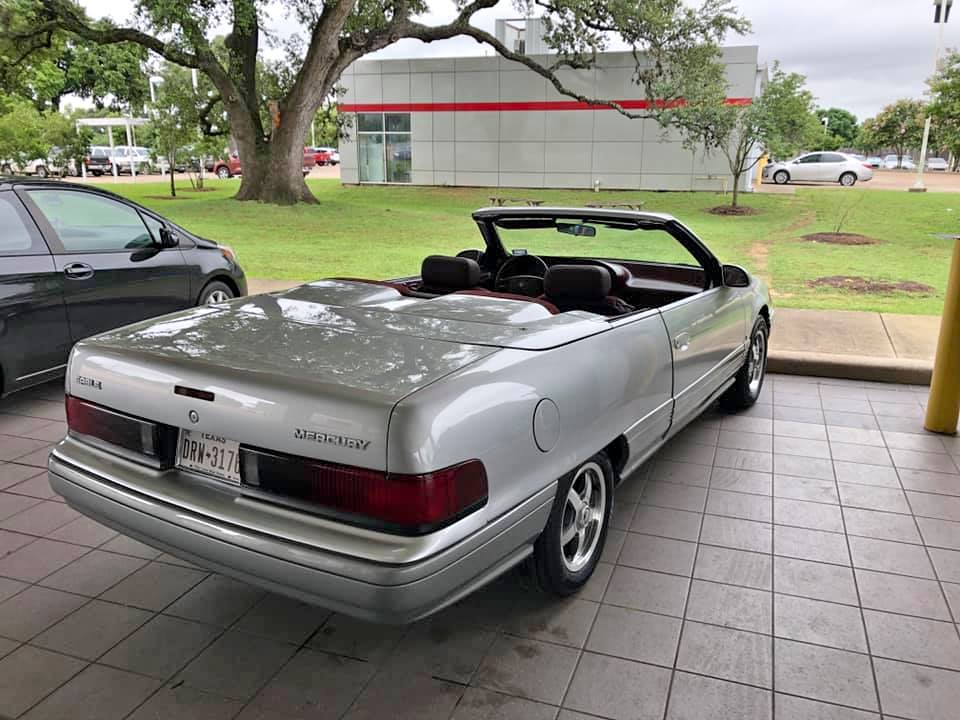 silver 1 of 1 Mercury Sable convertible concept car 