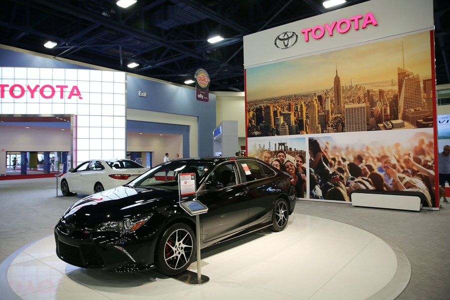 2016 Toyota Camry at Miami Beach International Auto Show at the Miami Beach