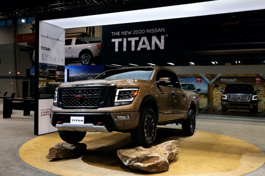 2020 Titan is on display at the 112th Annual Chicago Auto Show